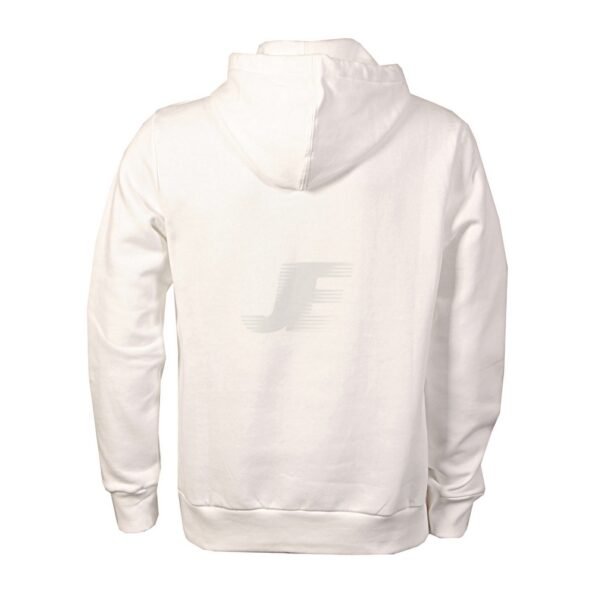 Mens Heavyweight Pullover White Fleece Hoodie