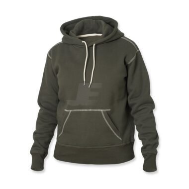 Contrast Stitching Pullover Heavyweight Fleece Hoodie