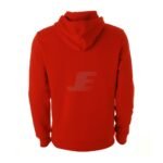 Custom Logo Solid Color Pullover Red Fleece Hoodie