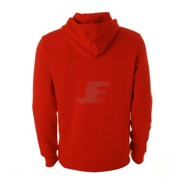 Custom Logo Solid Color Pullover Red Fleece Hoodie
