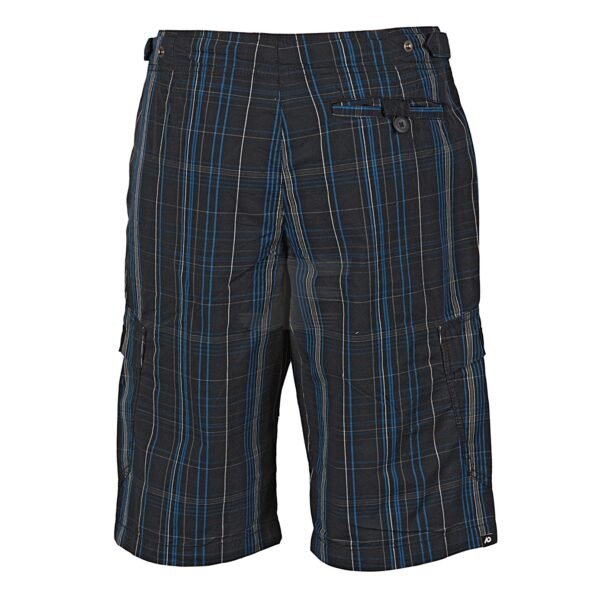 Mens Cotton Fabric Checkered Cargo Short