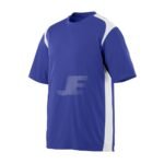 Custom Logo Blue & White Youth Lightweight Quick Dry T-Shirt