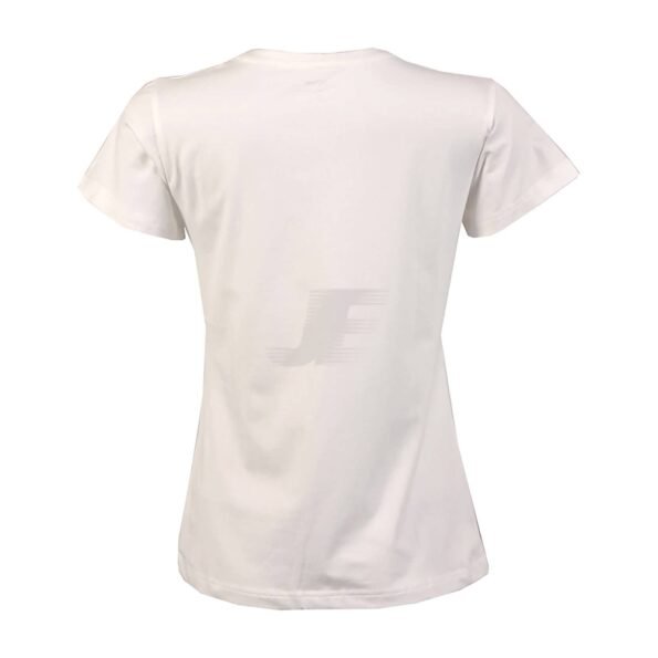 Women White Blank Cap Sleeve Cotton T-Shirt