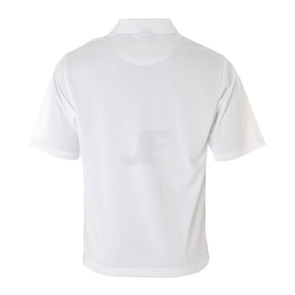 Mens Lightweight Quick Dry White Interlock Golf Shirt