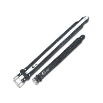 Stripped Leather Weight Lifting Belt