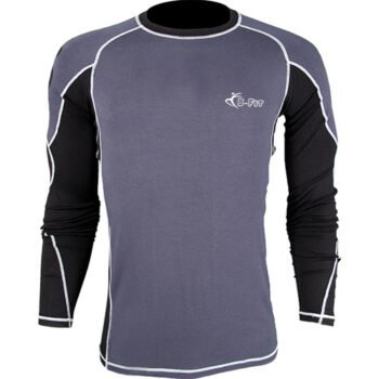 Mens Plain Long Sleeve MMA Rash Guard