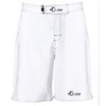 Mens White MMA Fight Short