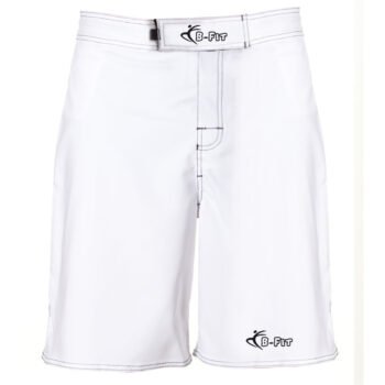 Mens White MMA Fight Short
