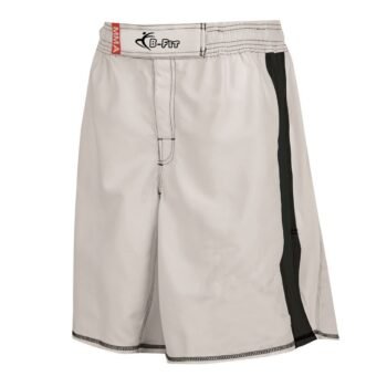 White and Black MMA Short