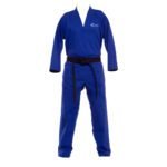 Blue Taekwondo Uniform V-Neck Gi
