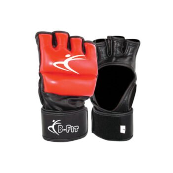 Two Tone Leather Pro MMA Grappling Gloves