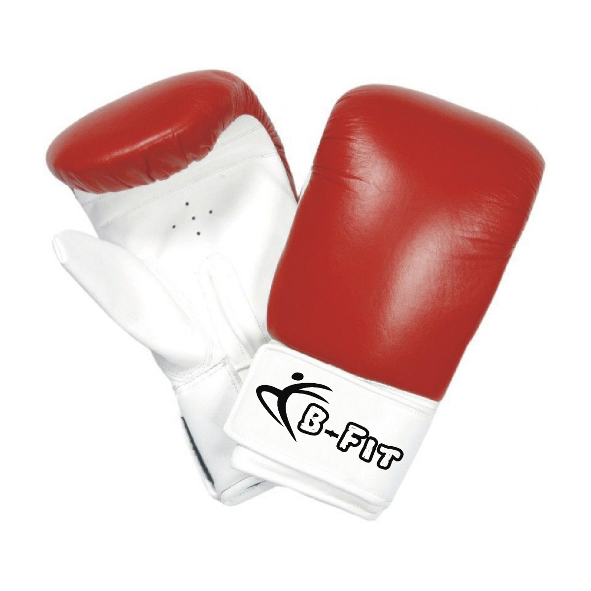 Red and White Leather Boxing Bag Gloves Red and White Leather Boxing Bag Gloves