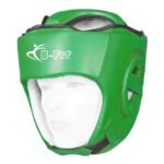 Genuine Leather Green Leather Head Guard