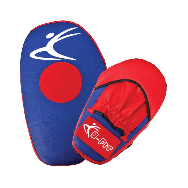 Red and Blue Leather Focus Pads Red and Blue Leather Focus Pads