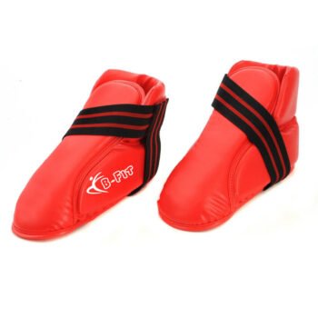 Red Artificial Leather Boxing Shoes
