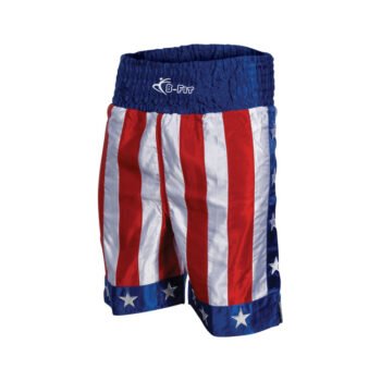 American Flag Print Kick Boxing Short
