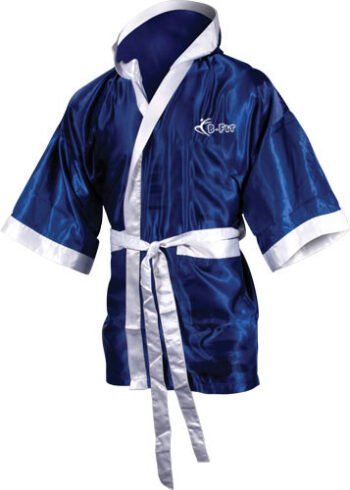 Short Boxing Gowns With White Trimming