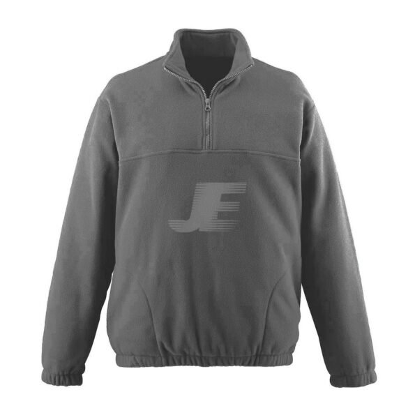 Mens 1/4 Zip Grey Fleece Jacket
