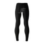 Mens Gym Workout Wear Black Multi Panel Compression Pant