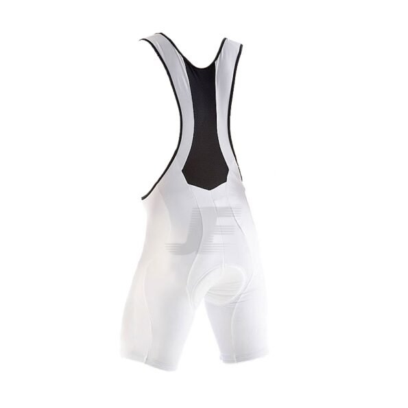Customized White Chamois Padded Cycling Bib Shorts