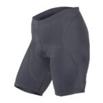 Custom Black 6 Panel Chamois Padded Cycling Shorts