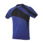 Mens Black & White Half Zip Short Sleeve Cycle Jersey