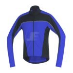 Mens Red & Black Full Zip Long Sleeve Winter Cycling Jersey