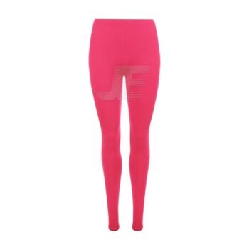 Women Pink 2 Panel Gym Wear & Yoga Workout Leggings