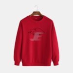 Custom Design Screen Printed Cotton Fleece Sweatshirt