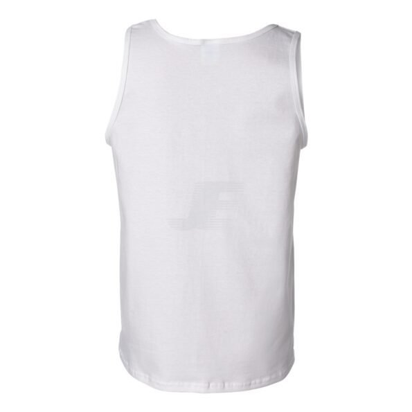 Men's Cheap White Cotton & Polyester Tank Top