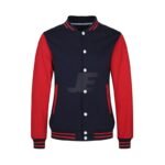 Customized Embroidery Patches Cotton Fleece College Jacket