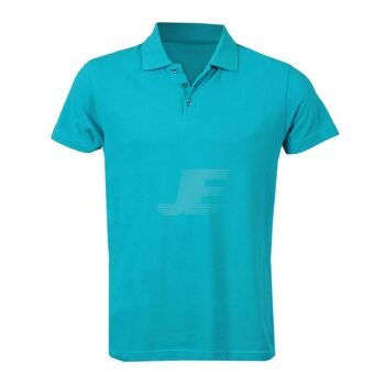 Mens Plain Short Sleeve 3 Button Polo Shirt