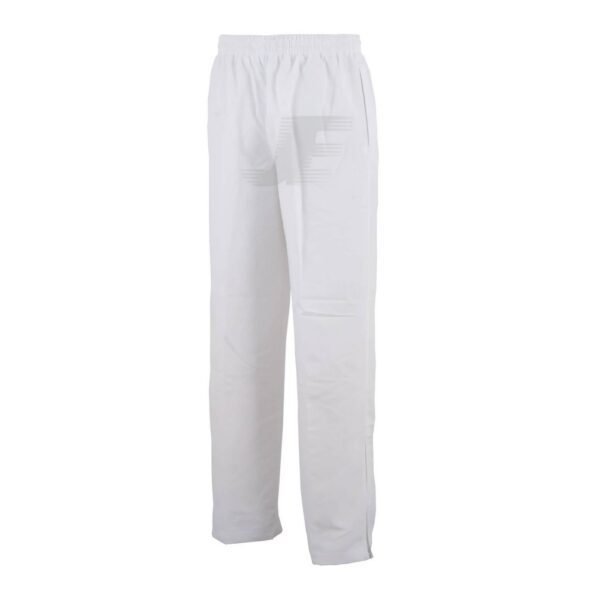 100% Polyester White Micro Jogging Trousers