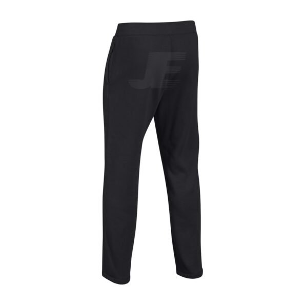 Mens Black Fleece Joggers with Rib Knit Waistband