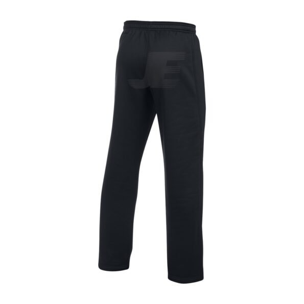 Mens Black Polyester Fleece Trousers