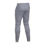Mens Grey Fitted Fleece Joggers