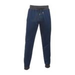 Mens 100% Polyester Quick Dry Grey Interlock Gym Trousers