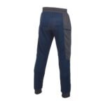 Mens 100% Polyester Quick Dry Grey Interlock Gym Trousers
