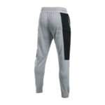 Mens 100% Polyester Quick Dry Grey Interlock Gym Trousers