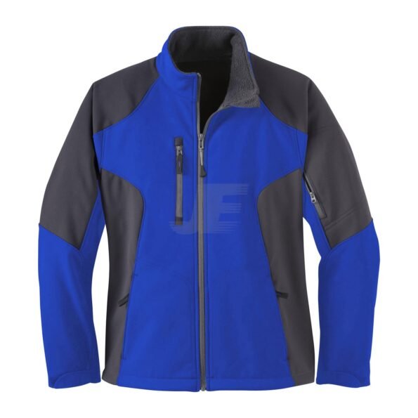 Mens Blue Waterproof Winter Softshell Jacket