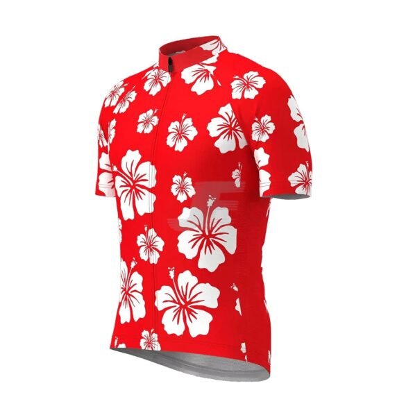 Mens Raglan Short Sleeve Custom Sublimation Printed Cycling Jersey