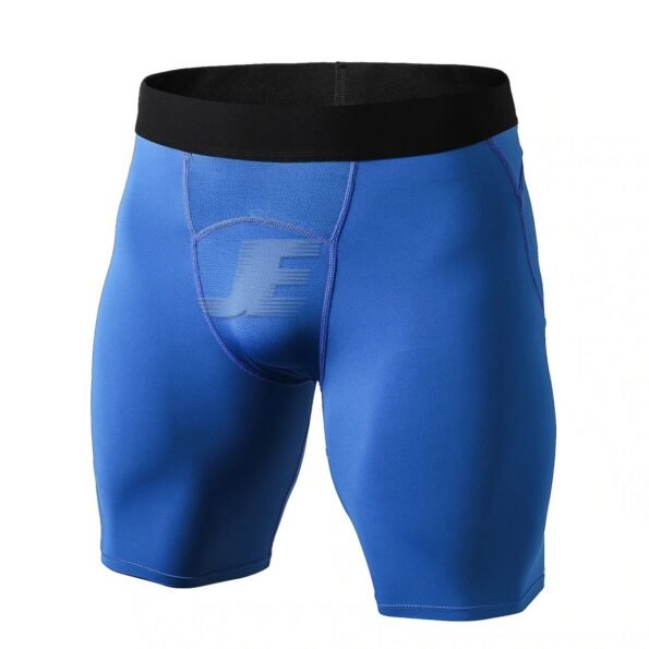 Mens Breathable Base Layers Royal Blue Compression Shorts