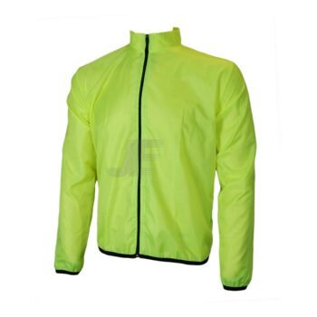 Yellow Fluorescent Hi Vis Ripstop Rain Jacket