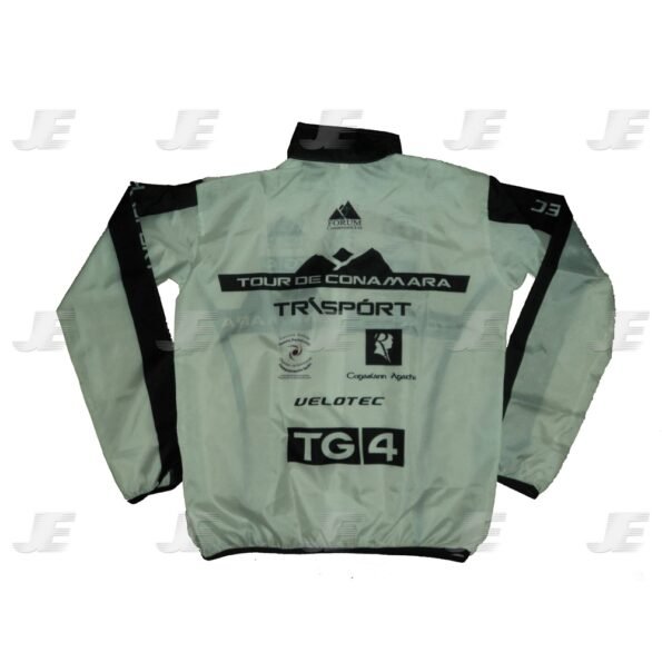 Water Resistance Custom Design Sublimation Printed Rain Jacket