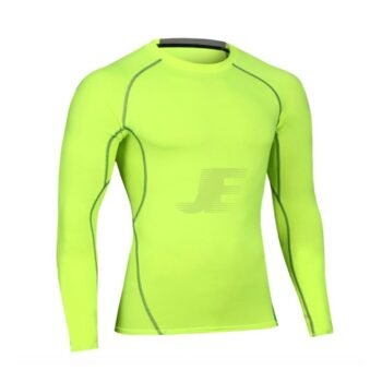 Mens Base Layers Full Sleeve Nylon Hi Vis Florescent Rash Guard