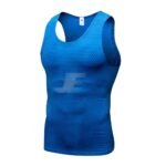Mens Gym Workout Sublimation Printed Compression Tank Top