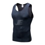 Mens Gym Workout Sublimation Printed Compression Tank Top
