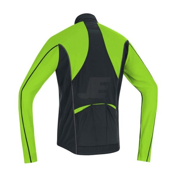 Winter Green Fluorescent Hi Vis Softshell Cycling Jacket