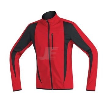 Mens Winter Chest Pocket Windproof Softshell Cycling Jacket