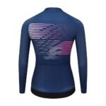 Women Custom Sublimation Printed Long Sleeve Cycling Jersey